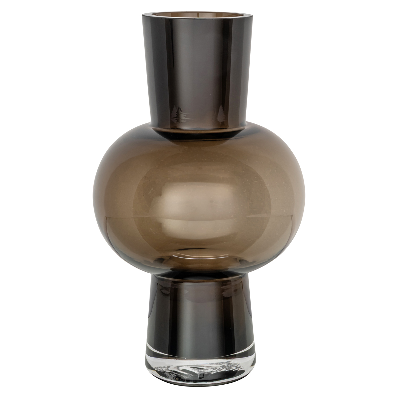 Vase Liora brown small