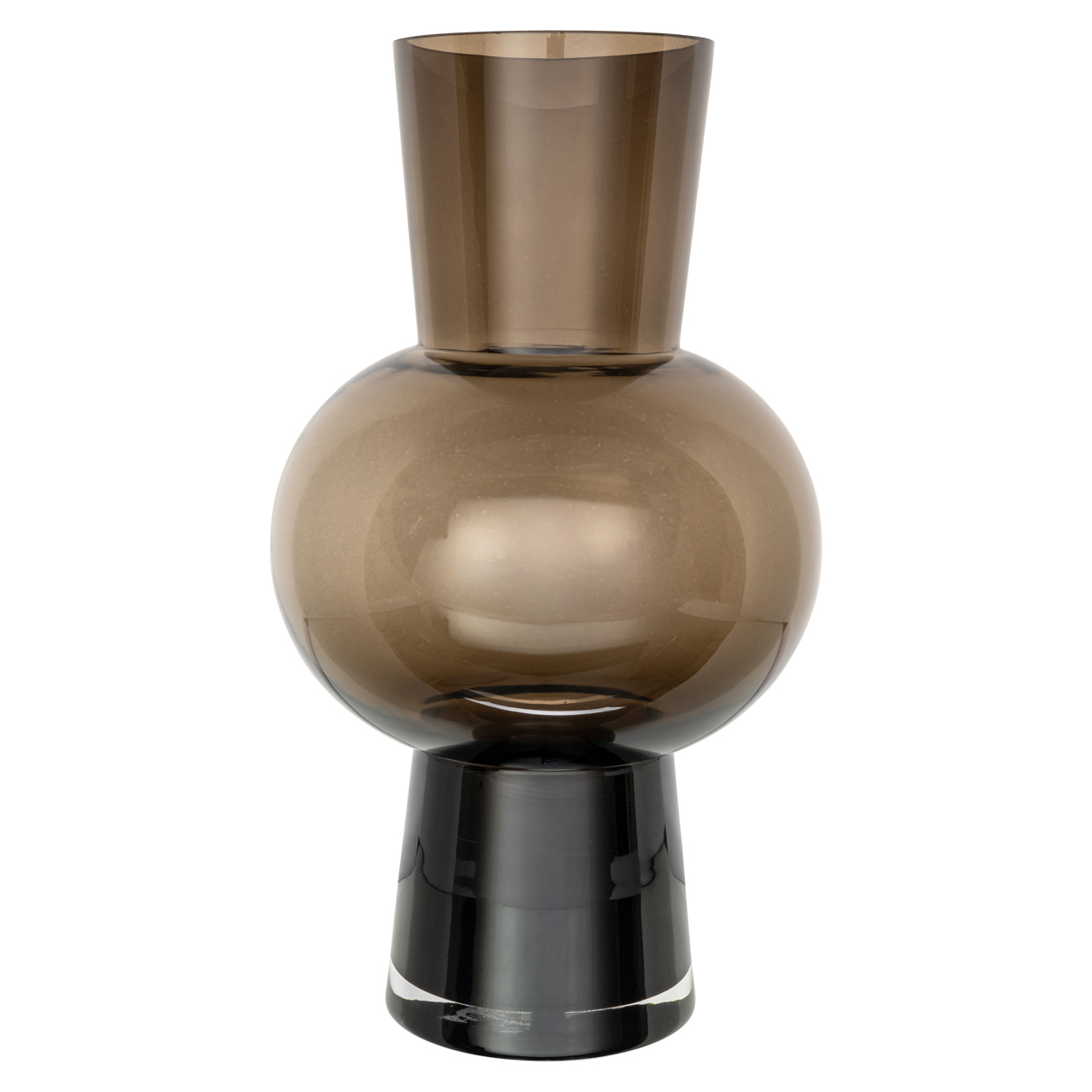 Vase Liora brown large