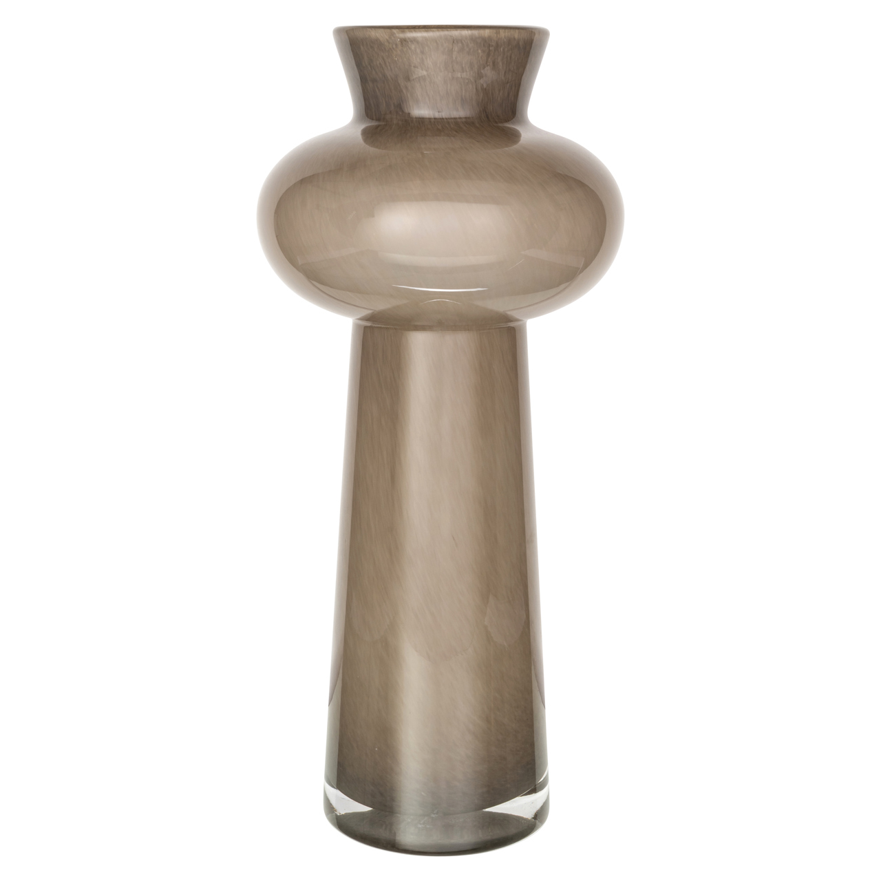 Vase Lunor taupe large