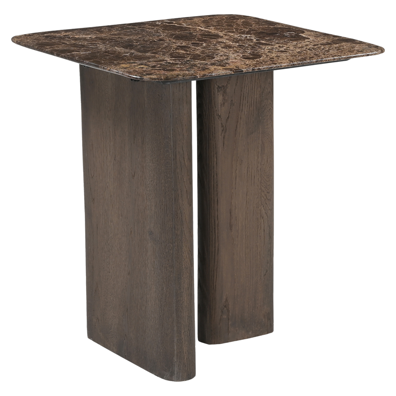 Beistelltisch Castello Smoked charchoal marble top