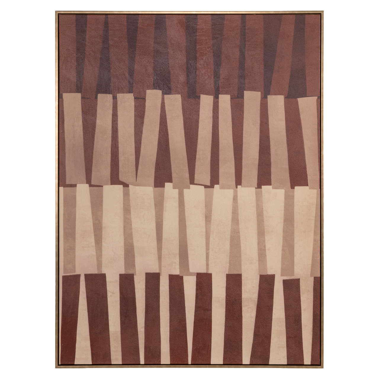 Wandkunst Voga brown