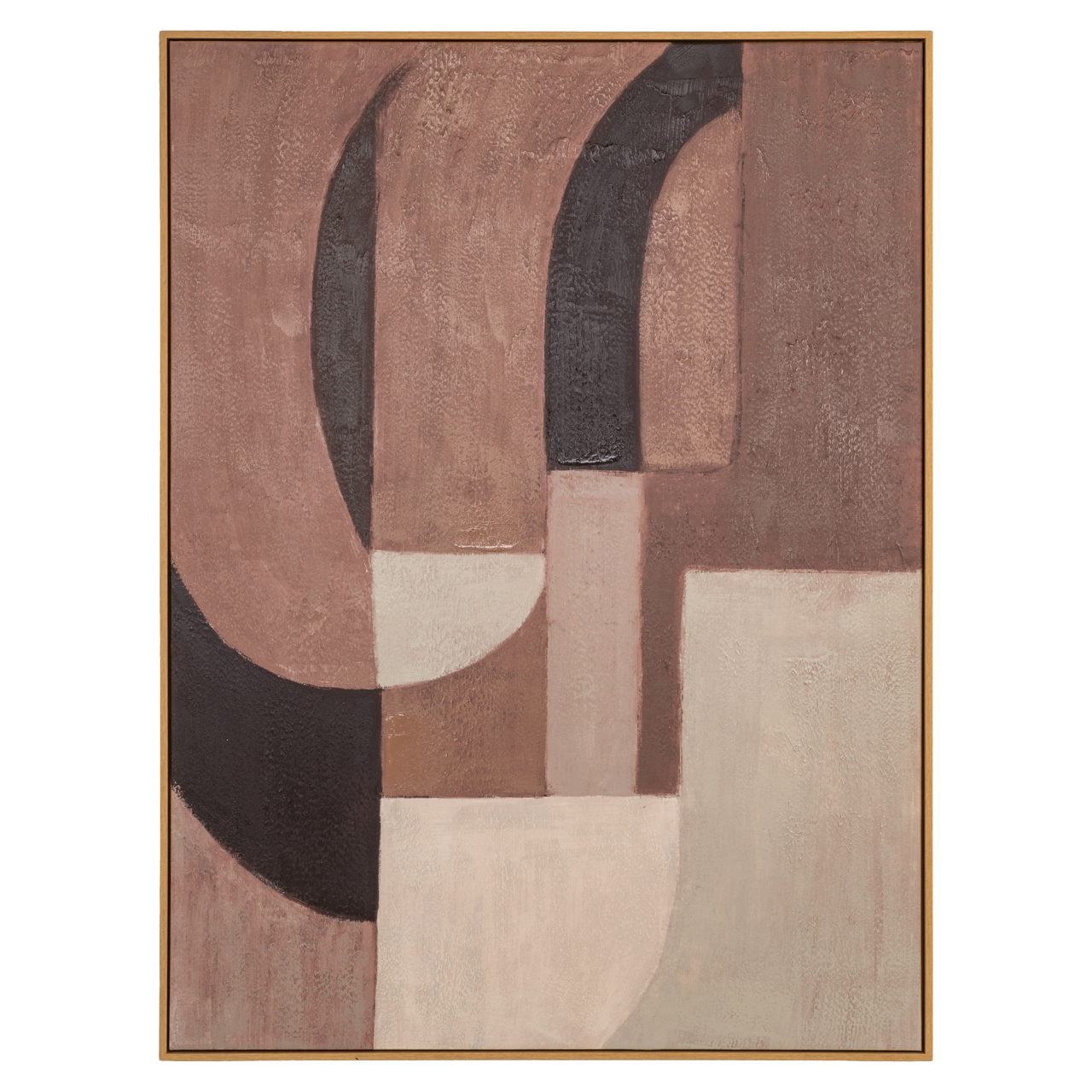 Wandkunst Tatu right brown