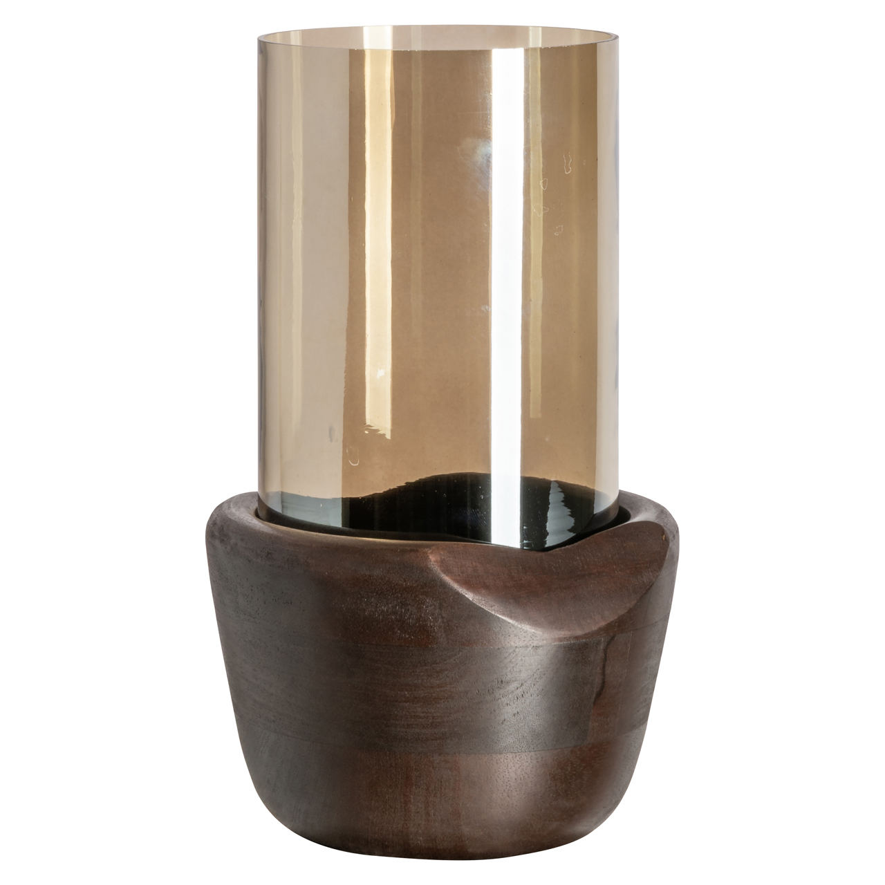 Windlicht Sloane walnut large