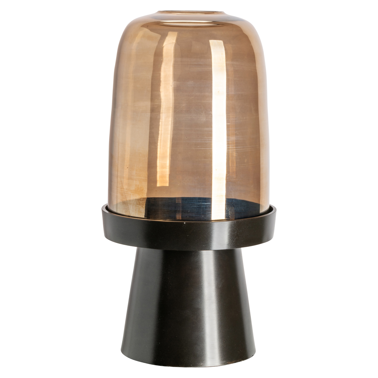 Windlicht Kate walnut small
