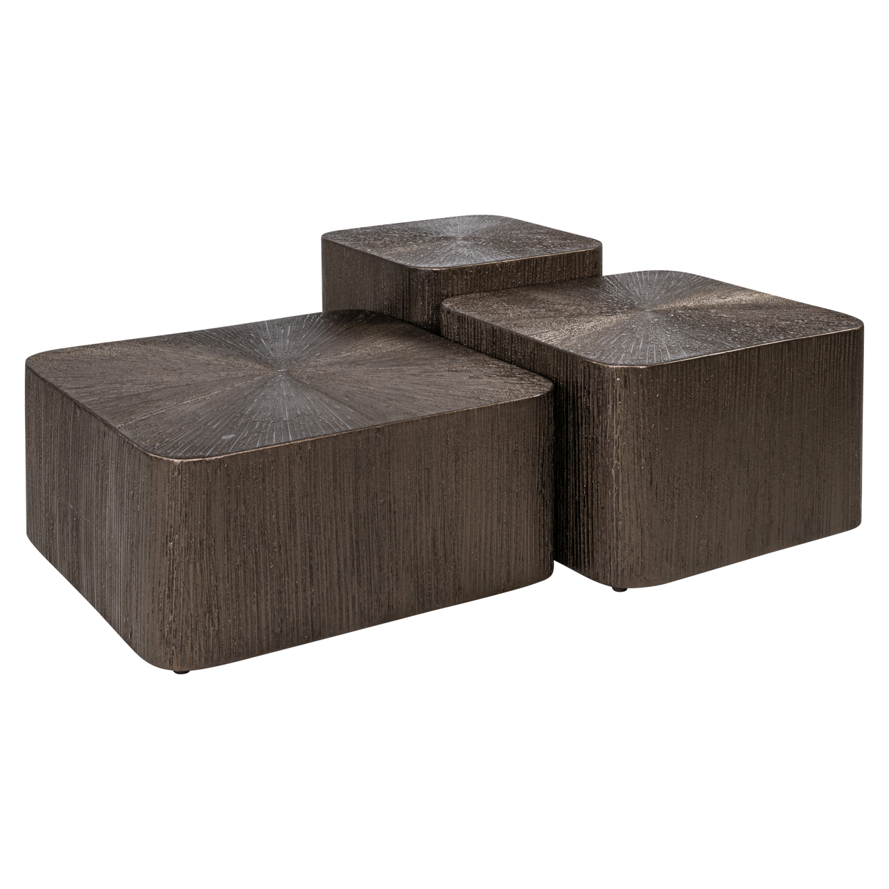 Couchtisch Cubes Brunzae (Set of 3)