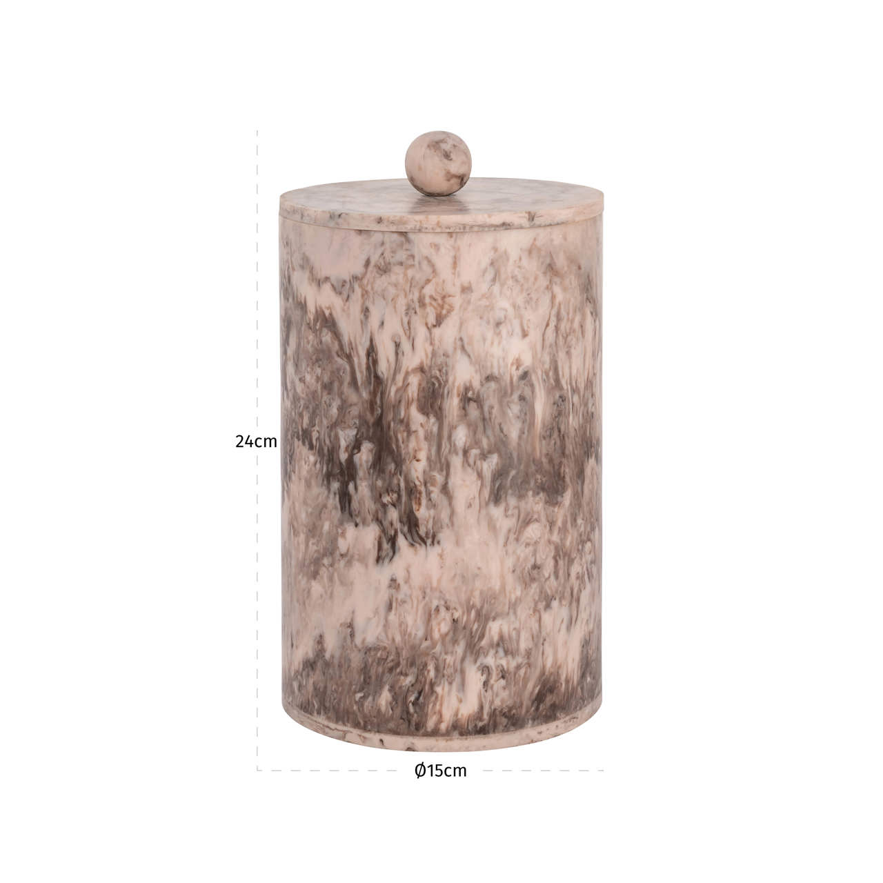 Aufbewahrungsbox Rosaline chocolat brown storage jar small – Bild 8