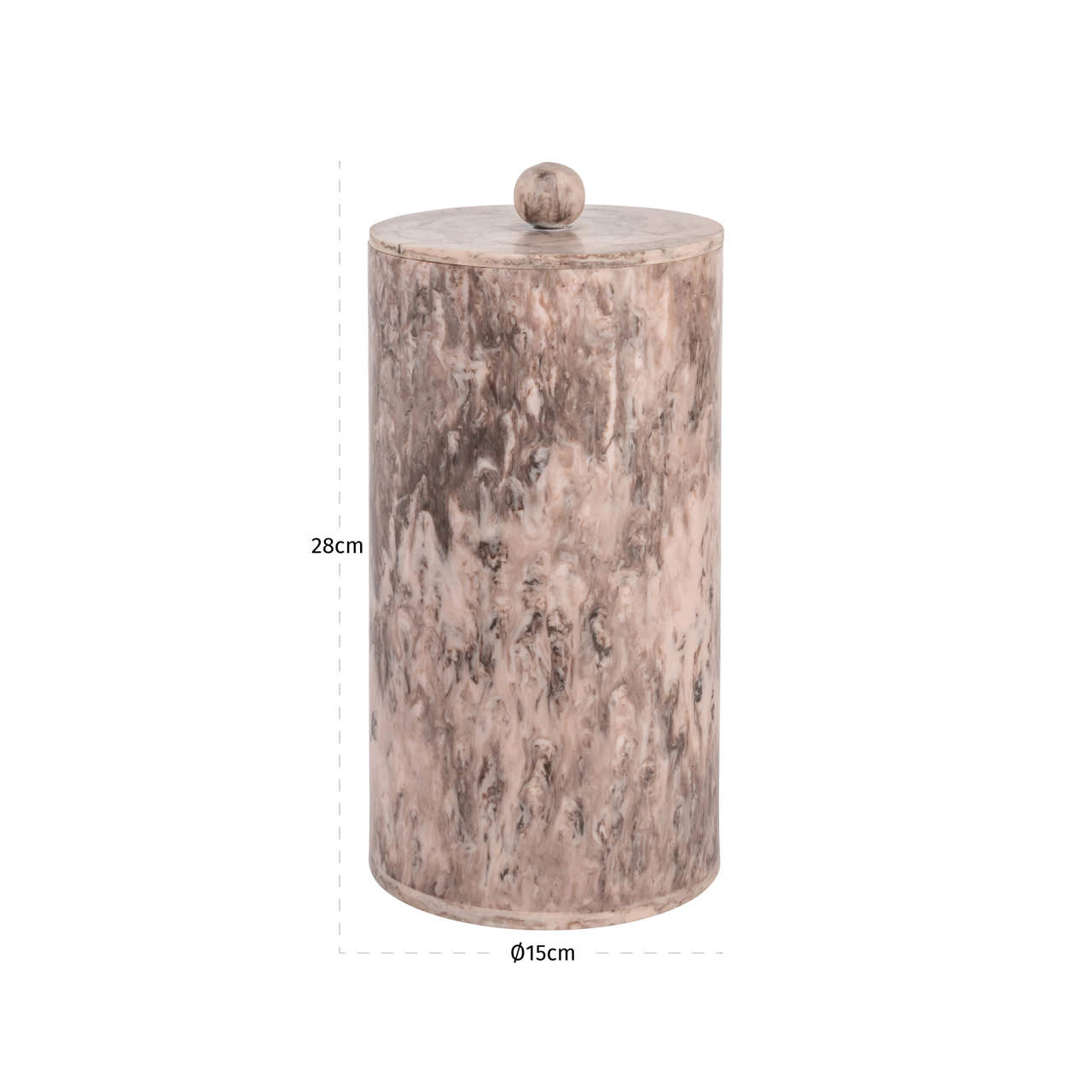 Aufbewahrungsbox Rosaline chocolat brown storage jar large – Bild 8