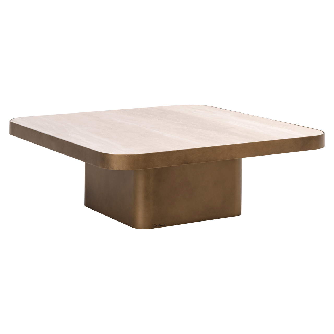 Couchtisch Claridge beige 90x90 (cumulus)