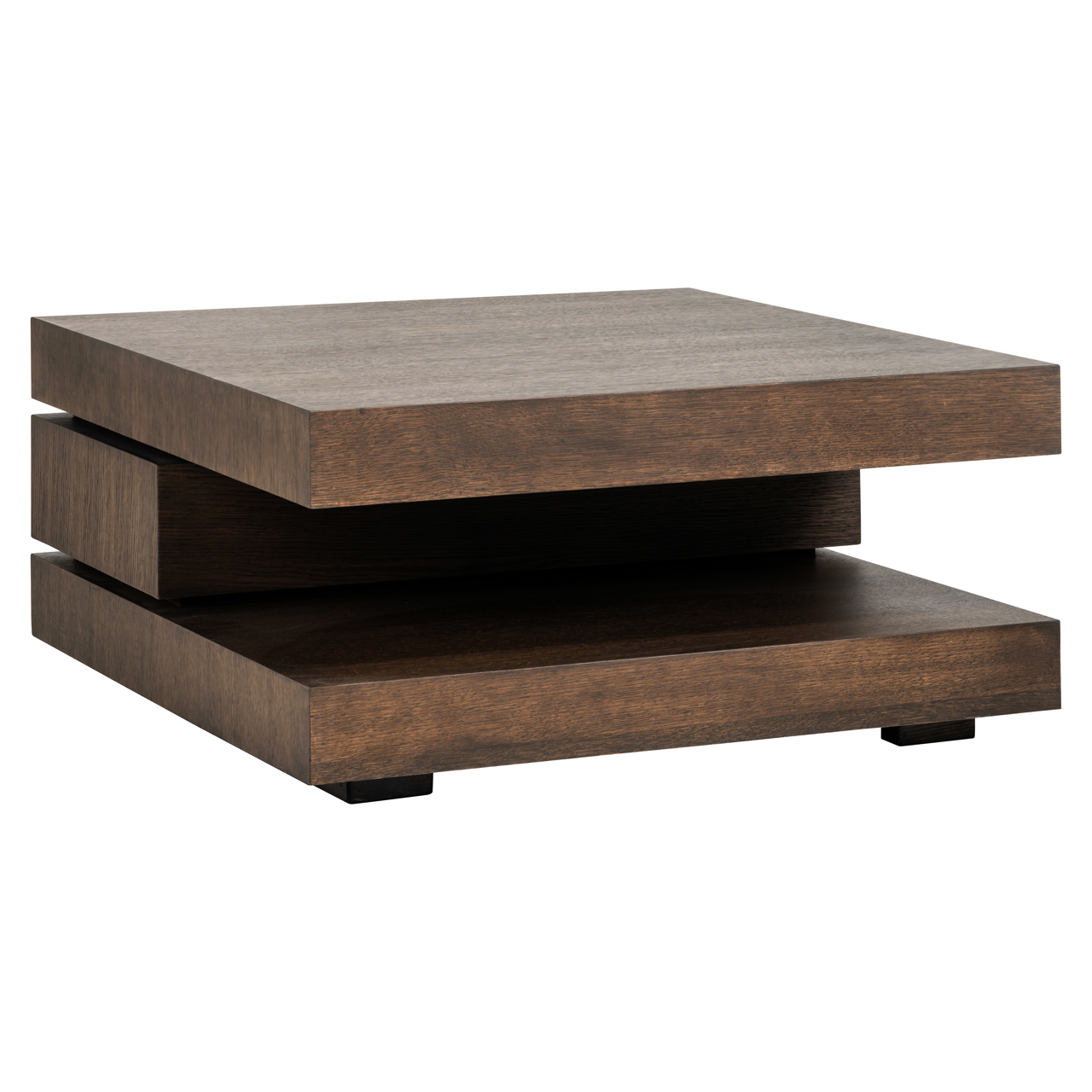 Couchtisch Oakura brown 90x90