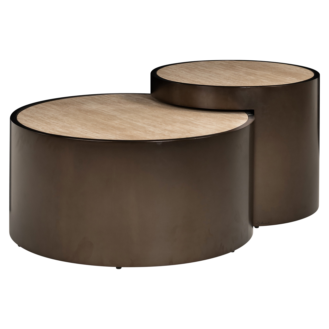 Couchtisch Ronson beige (Set of 2)