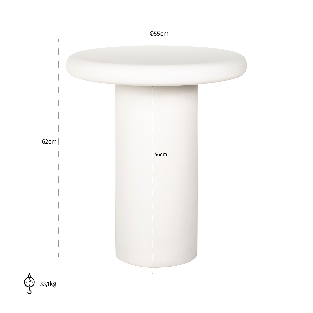 Beistelltisch Bloomstone white – Bild 16
