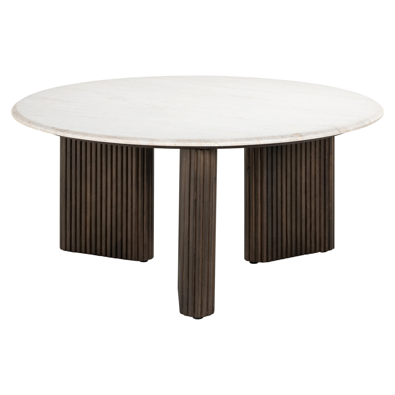 Couchtisch Mayfield brown 90Ø