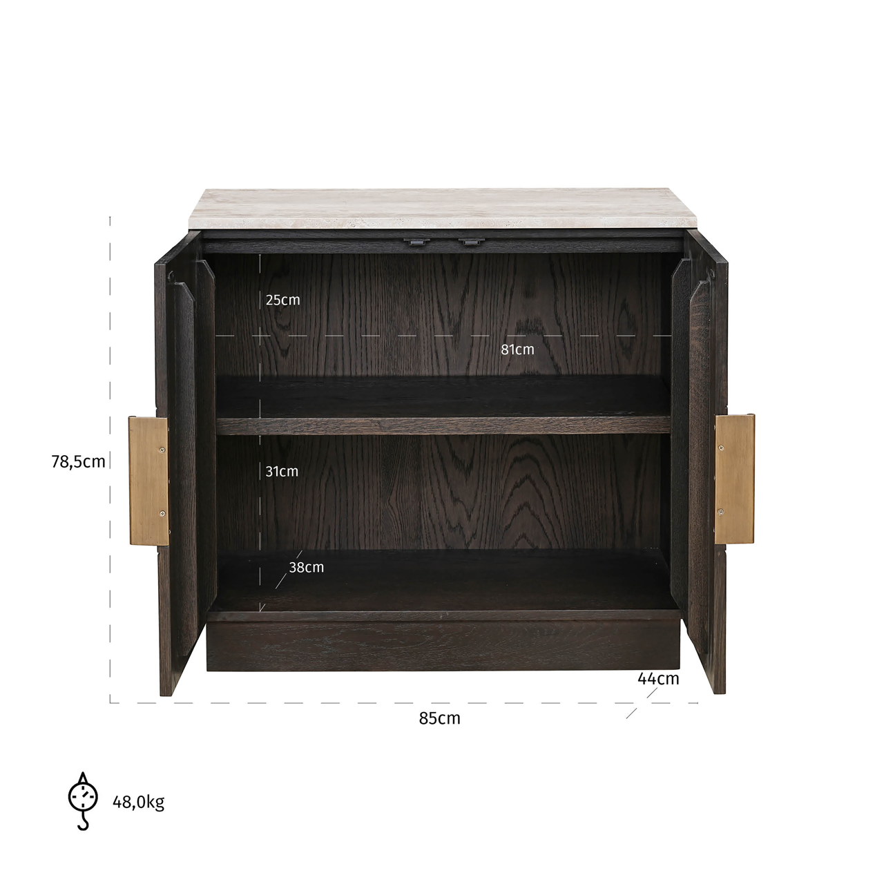 Sideboard Claremont brown – Bild 6