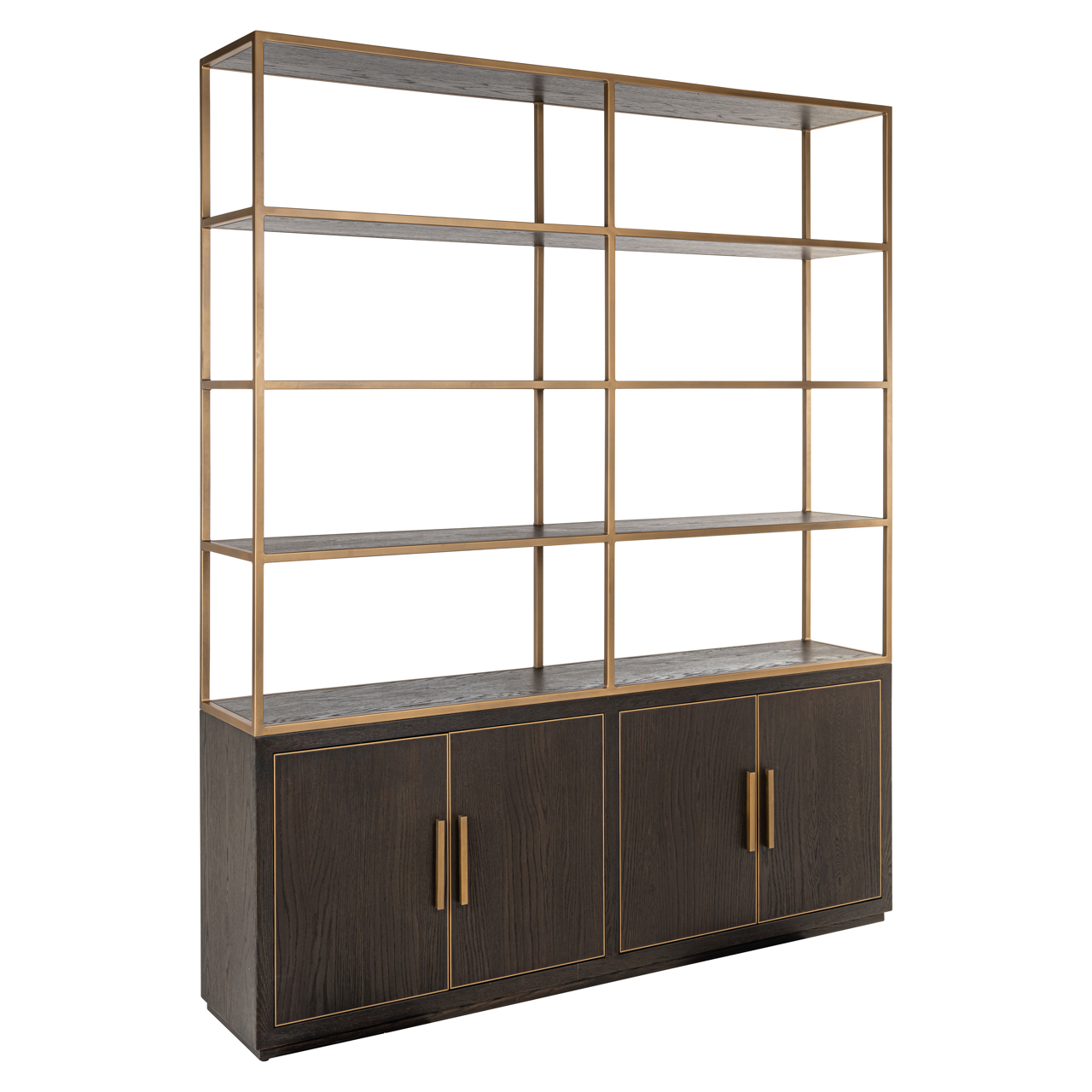 Vitrine Carter brown large 4-doors