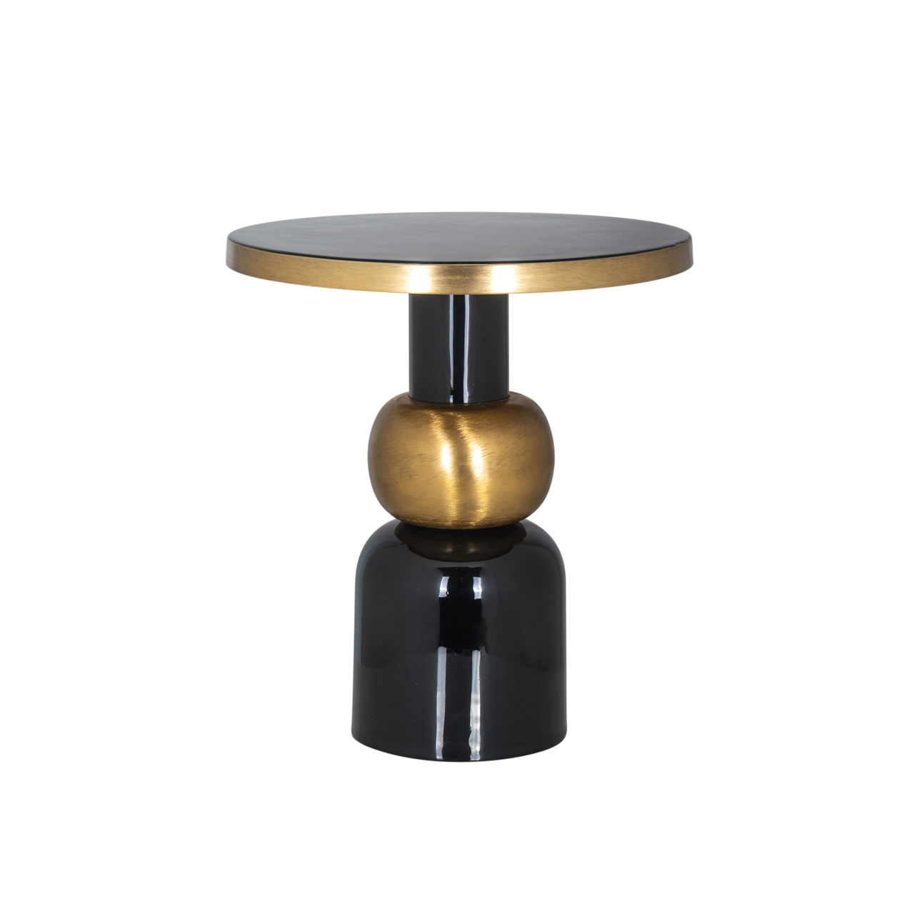 Beistelltisch Mose black 51Ø