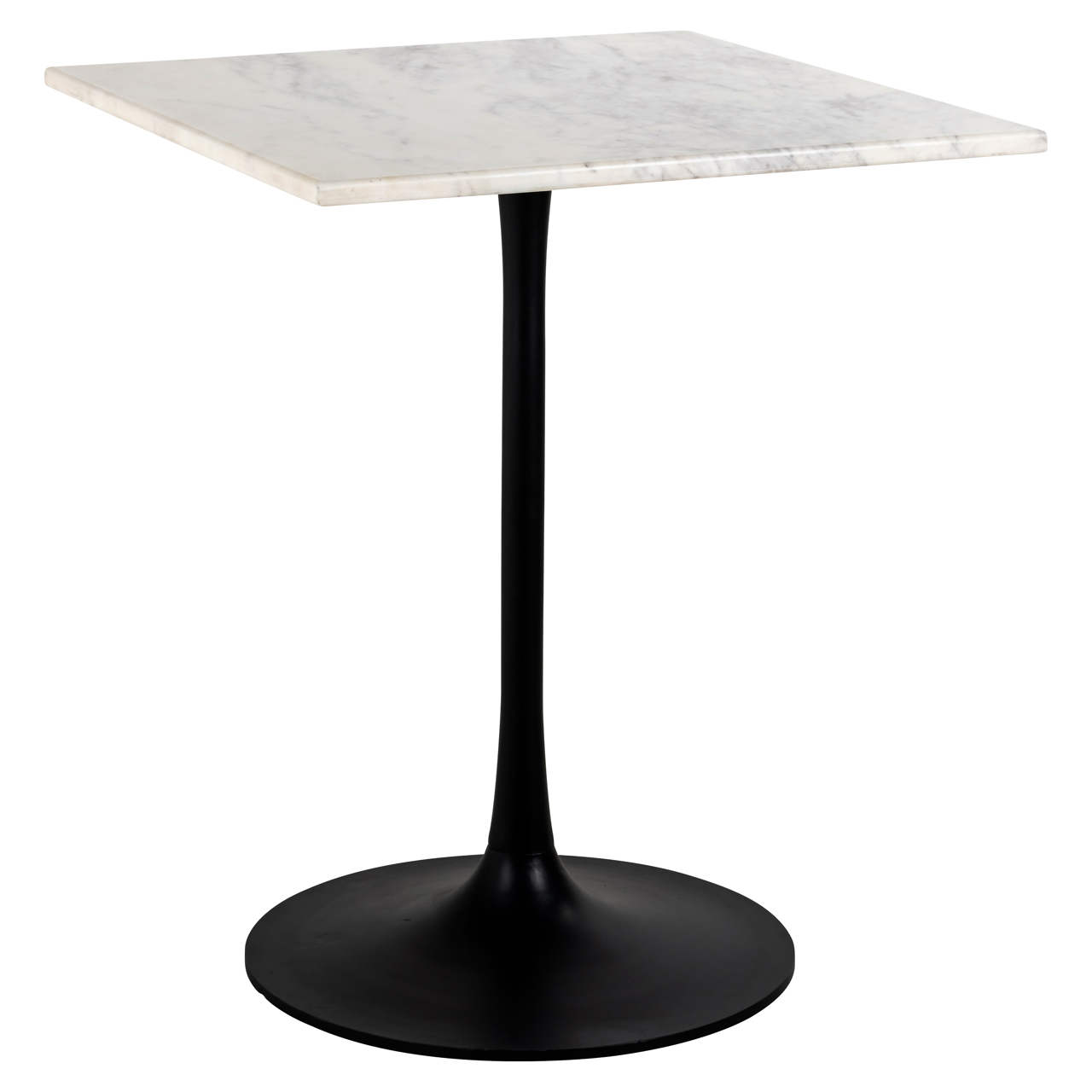 Bistro-Tisch Carlten black/white 65x65