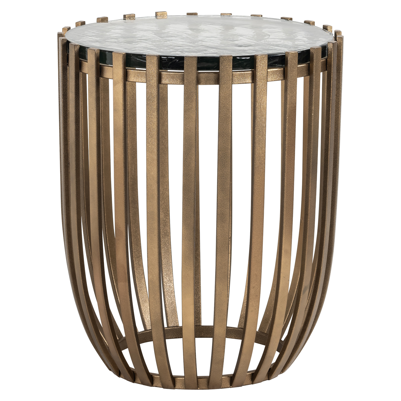 Beistelltisch Volante gold 47,5Ø