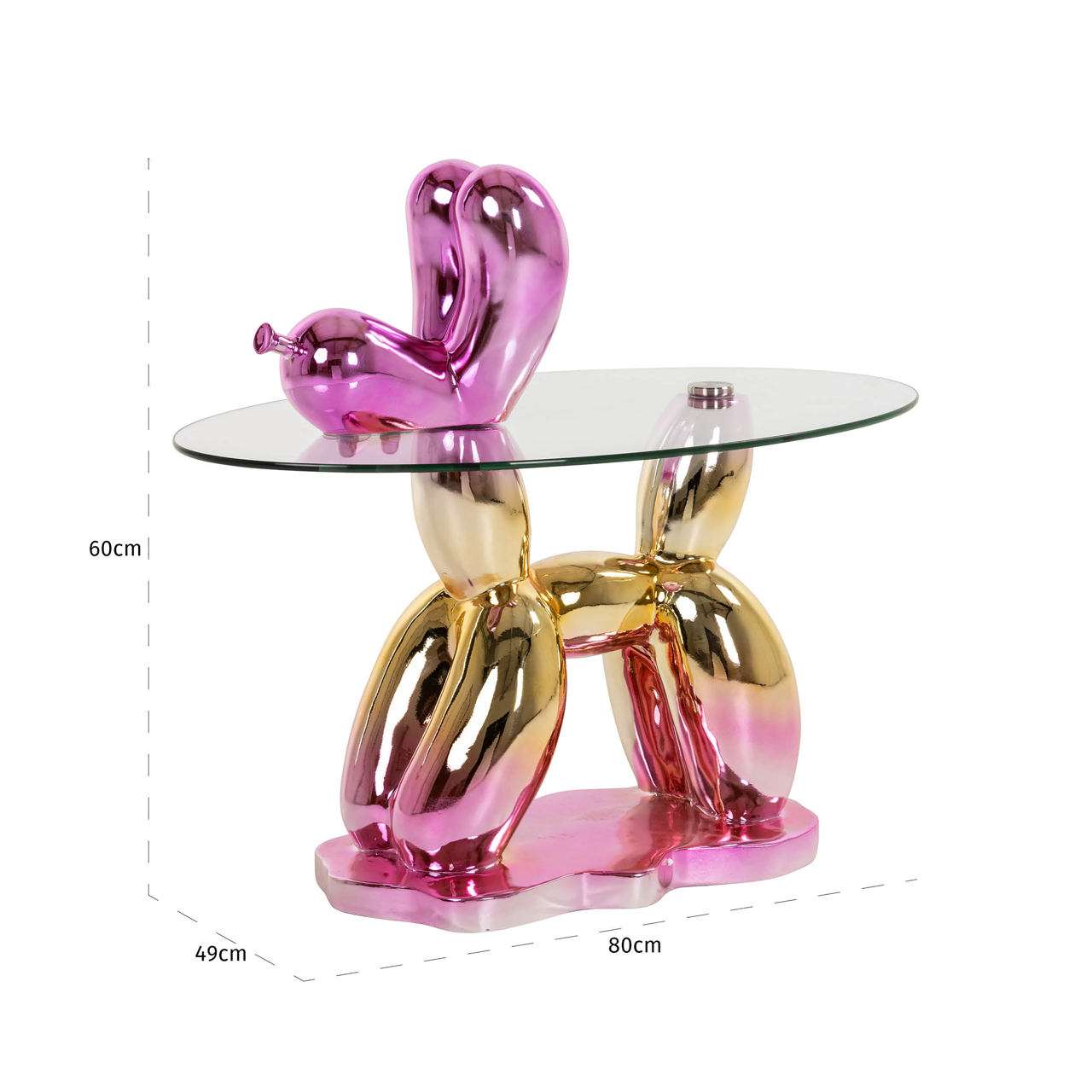 Beistelltisch Usha pink – Bild 8