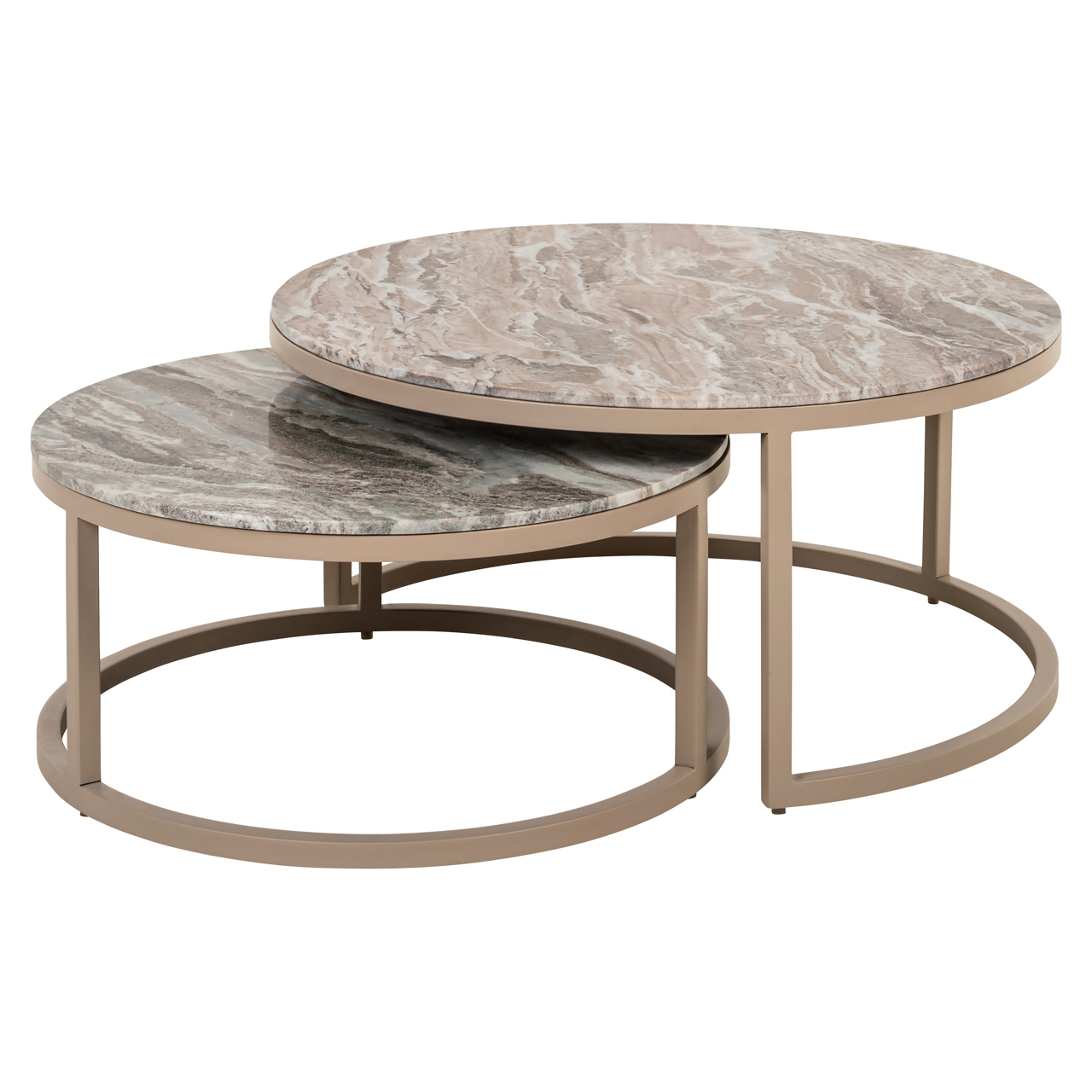 Couchtisch Fairfax clay (Set of 2)