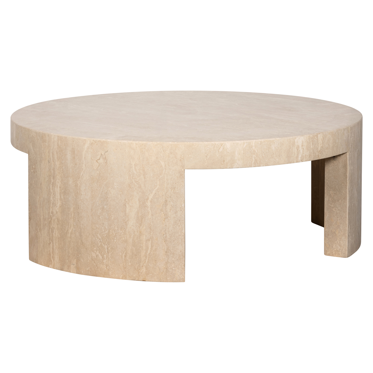 Couchtisch Alexander Jones beige round (Biltmore)
