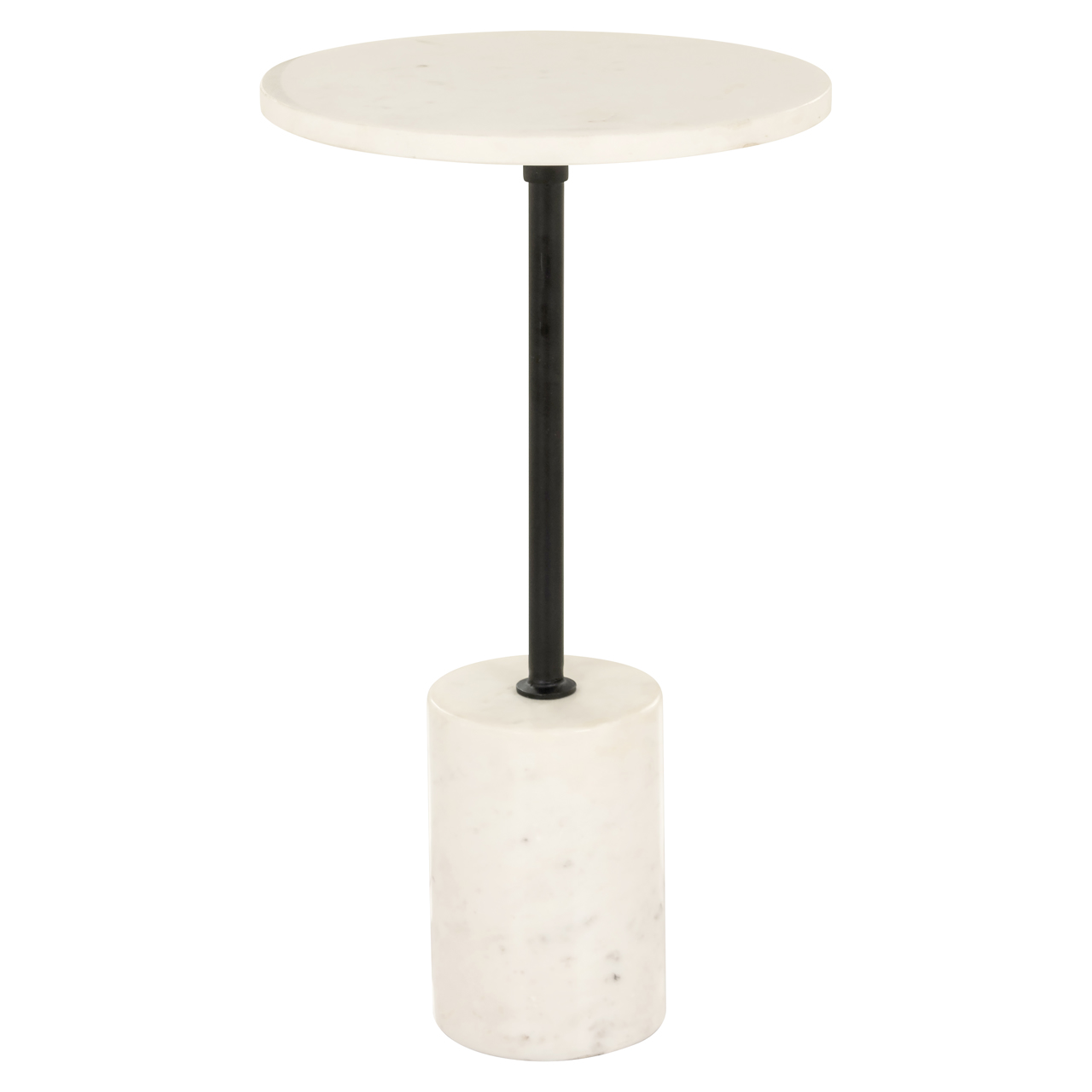 Beistelltisch Misty black/white 30Ø