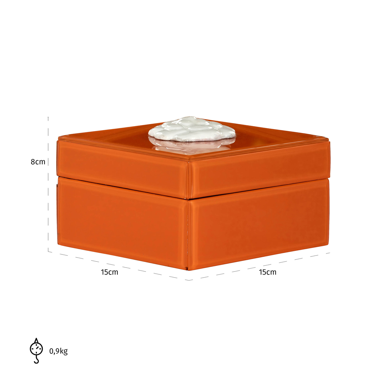Aufbewahrungsbox Lunia orange – Bild 4