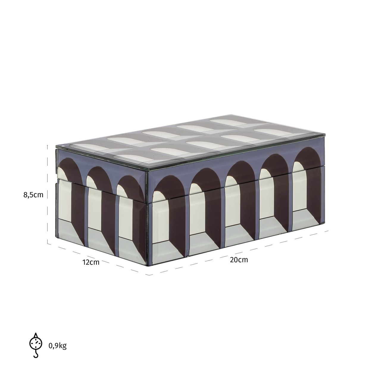 Aufbewahrungsbox Vaya black small – Bild 9