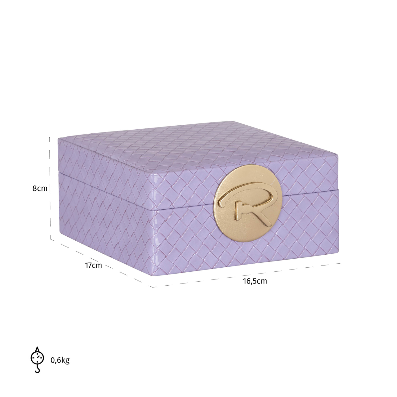 Aufbewahrungsbox Joelle purple small – Bild 11