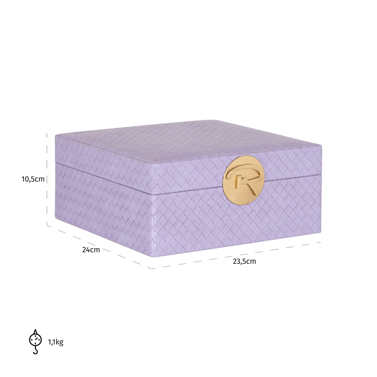 Aufbewahrungsbox Joelle purple large – Bild 11