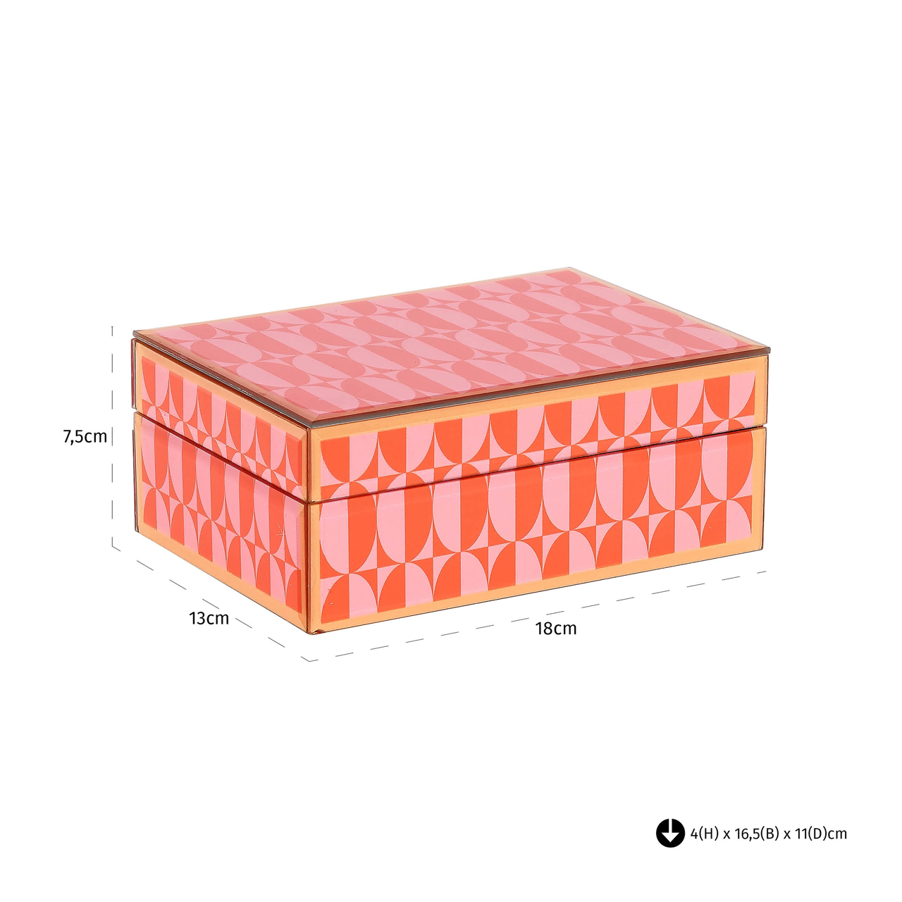 Aufbewahrungsbox Abba pink small – Bild 5