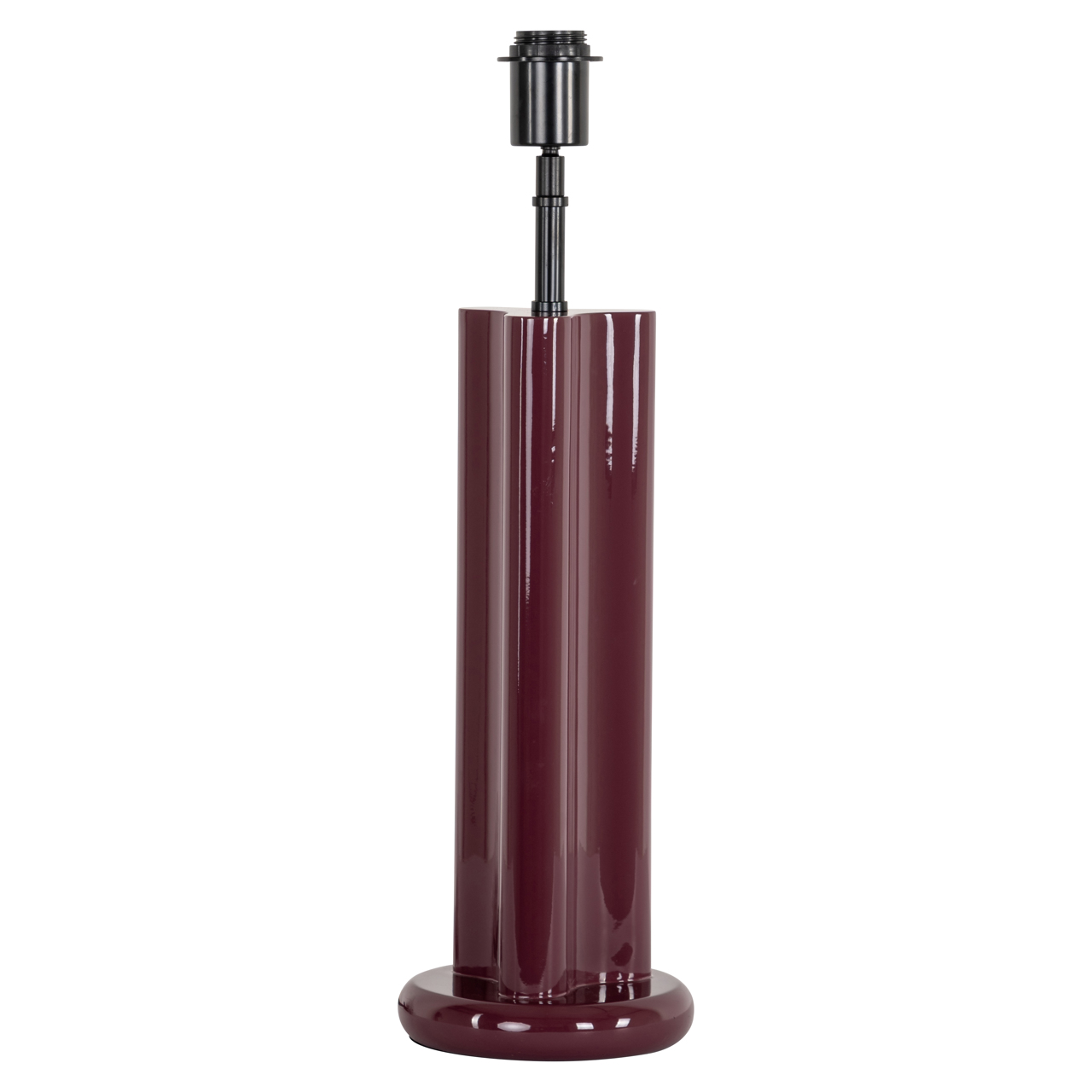 Tischlampe Alina burgundy
