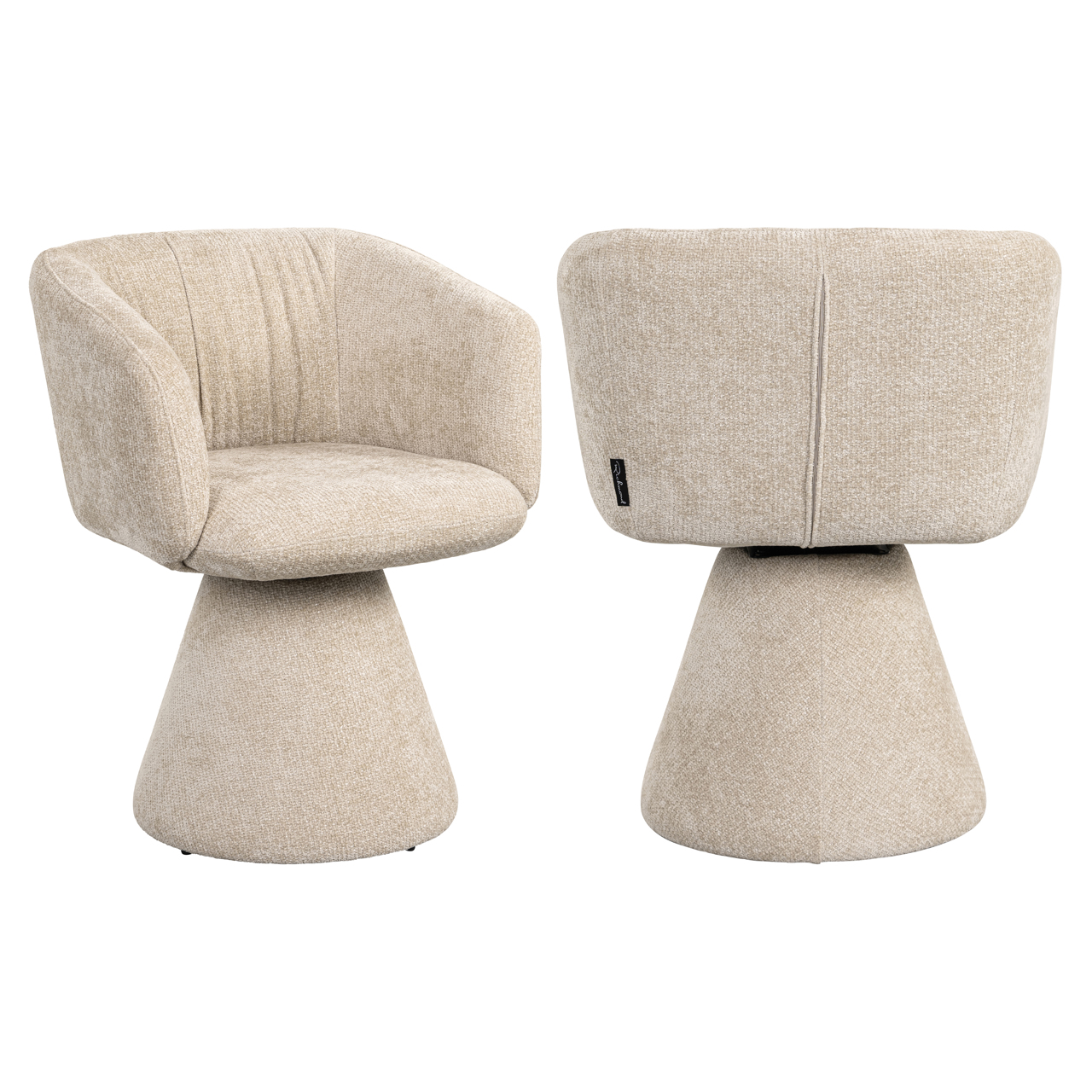 Esszimmerstuhl Madeline cream unicorn swivel