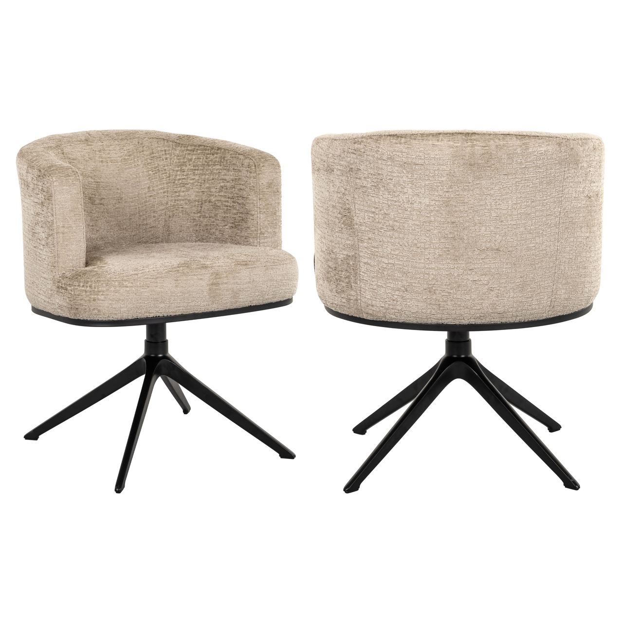 Esszimmerstuhl Cheyenne desert fusion swivel fire retardant