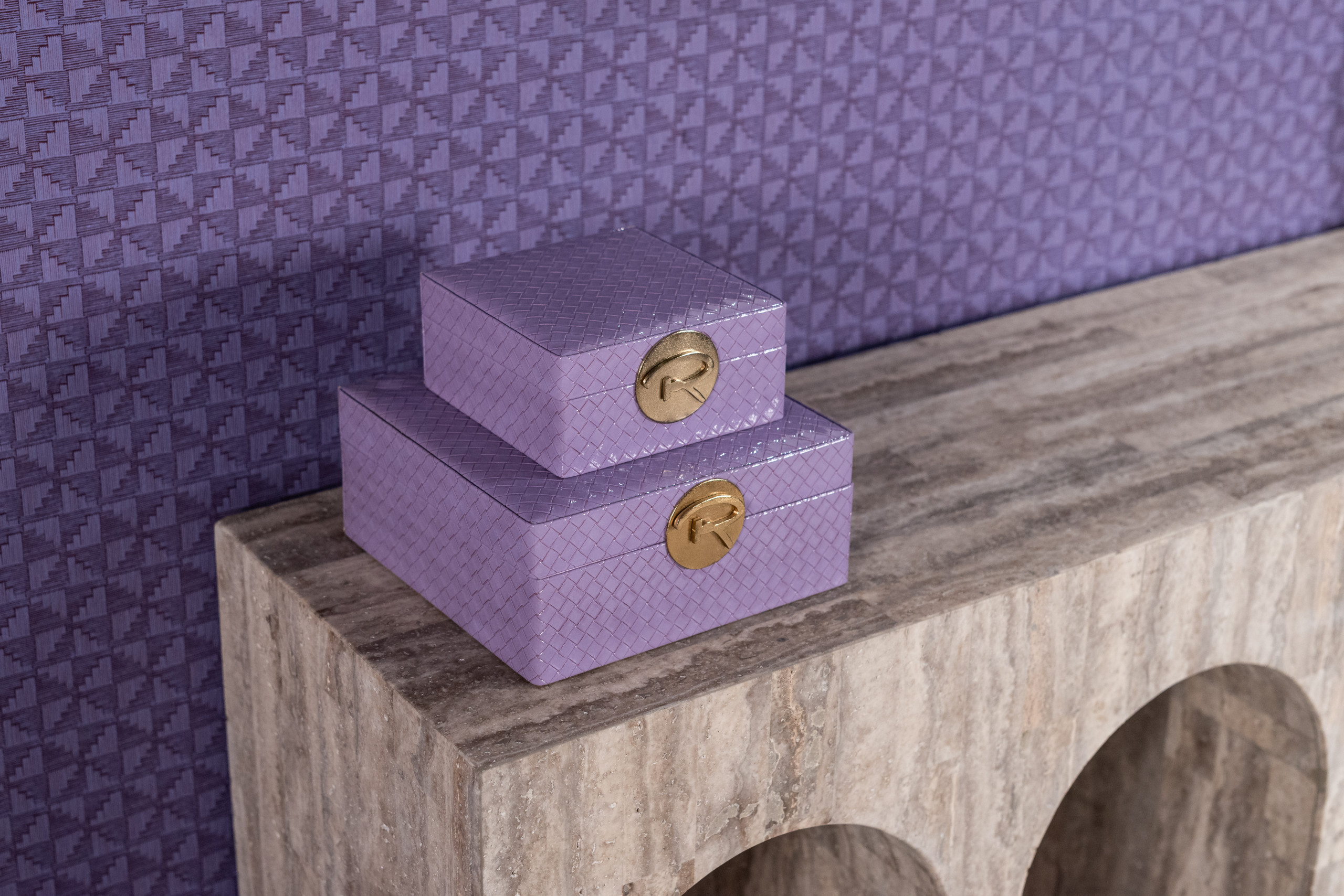 Aufbewahrungsbox Joelle purple large – Bild 7