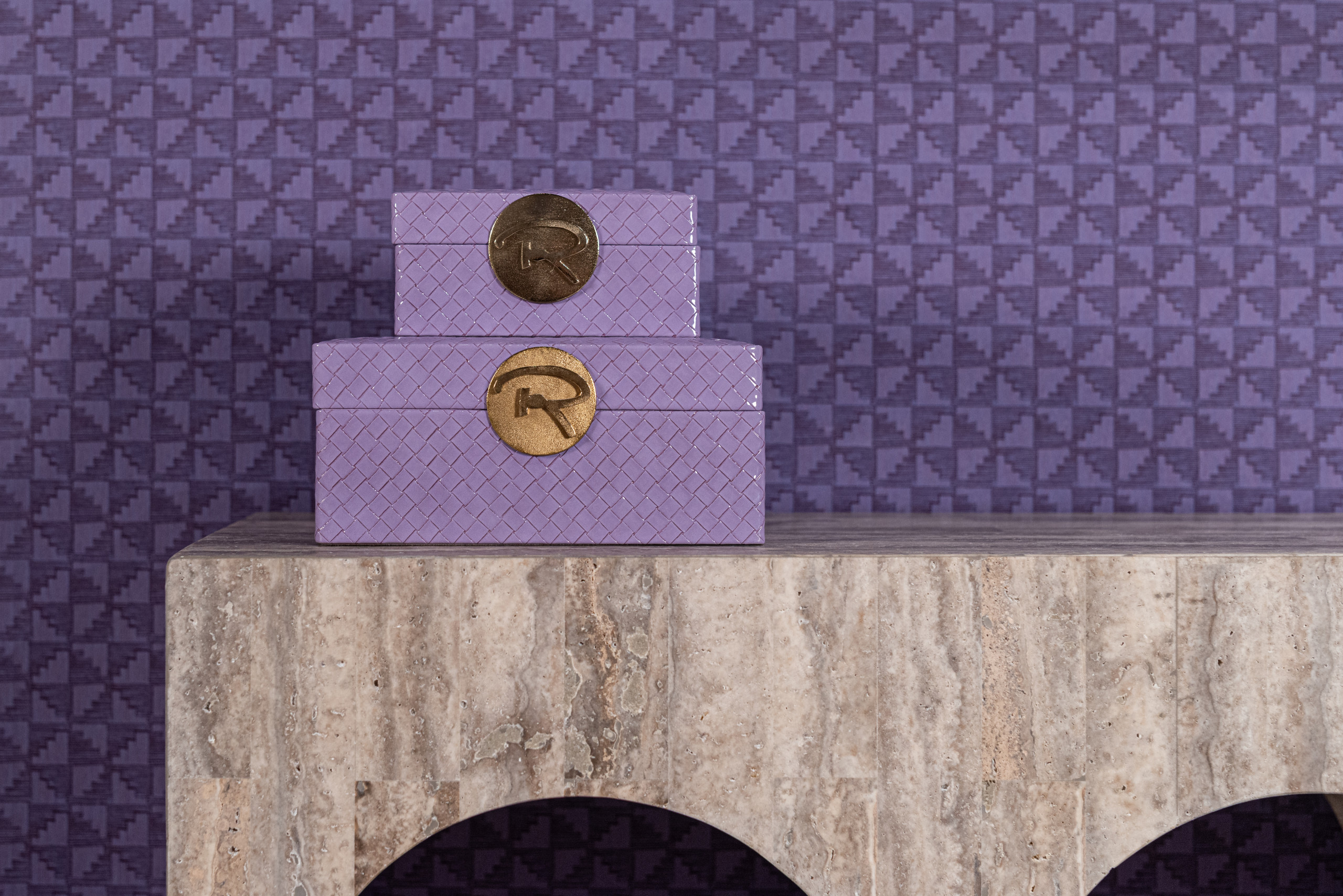 Aufbewahrungsbox Joelle purple large – Bild 8