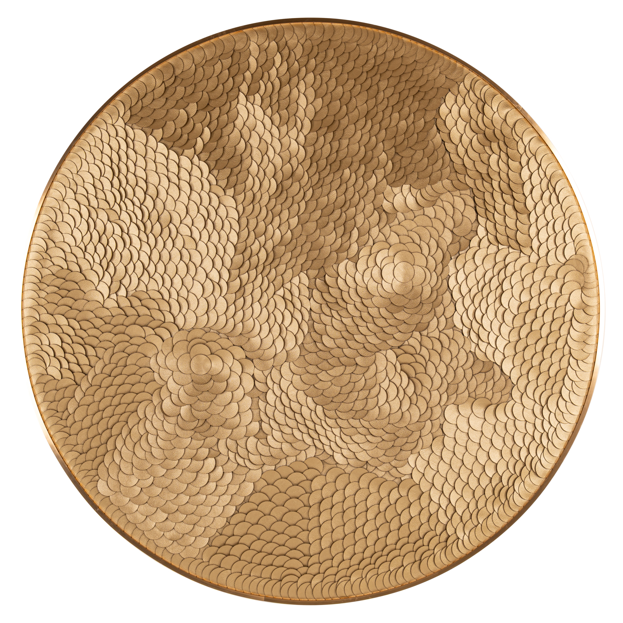 Wandkunst Bloom gold
