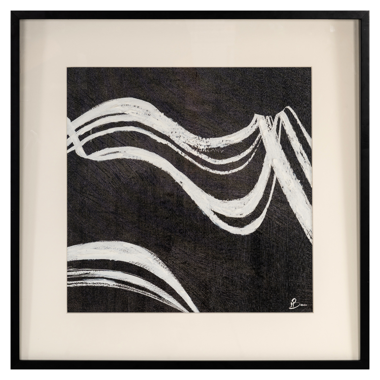 Wandkunst Jozy black/white