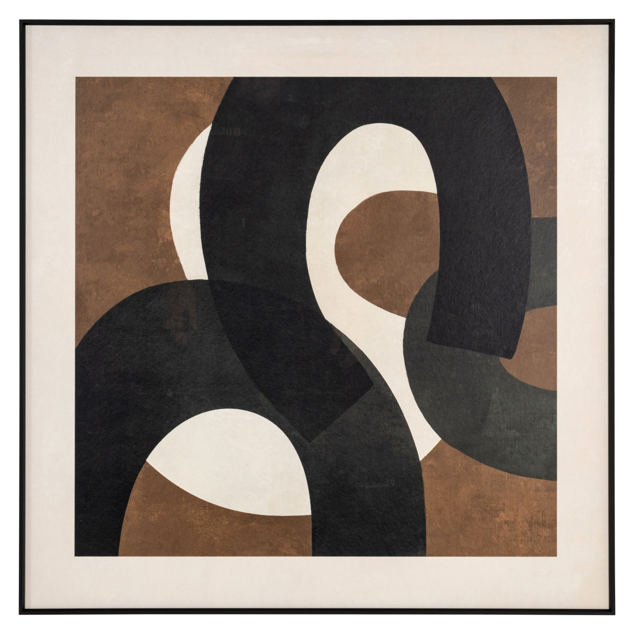 Wandkunst Euphoria brown left