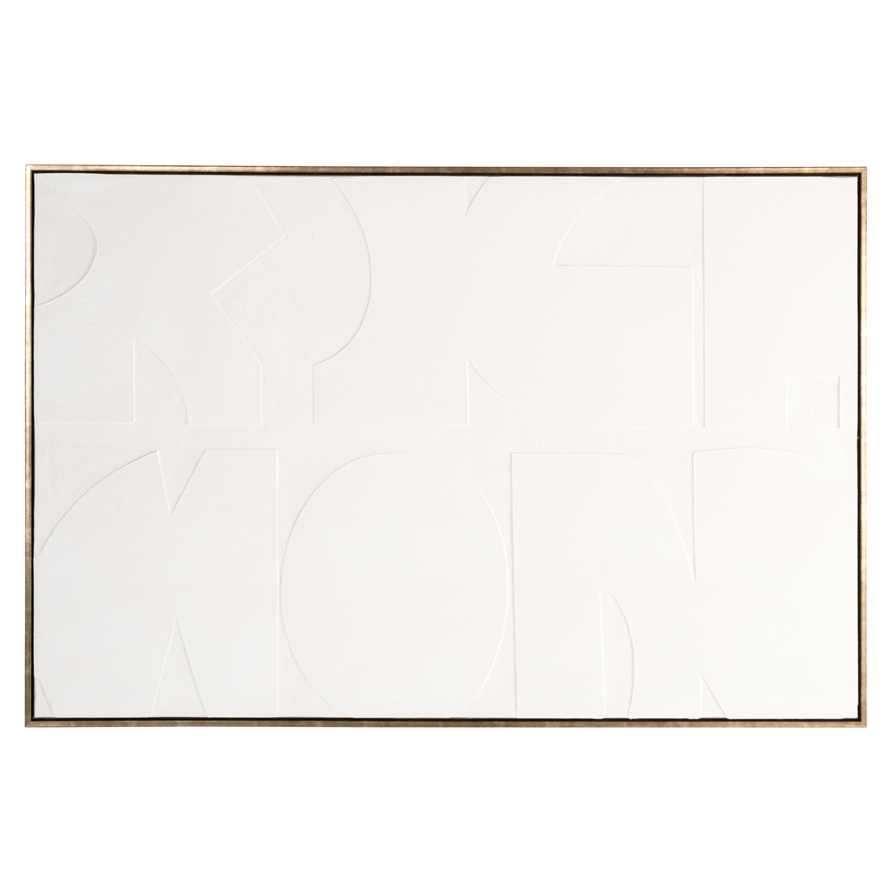 Wandkunst Decadence white