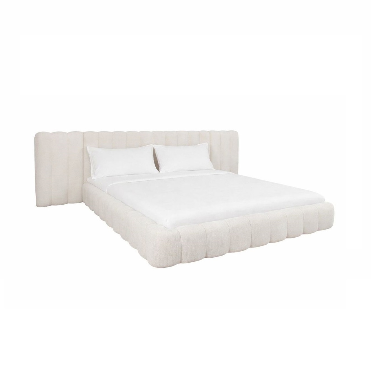 Bett Cupidon cream fancy 180x210 (mattress size (excl.)) with storage