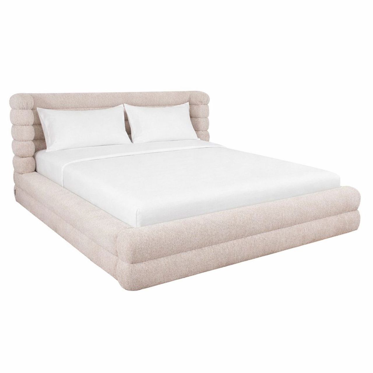 Bett Obidis natural linear 180x210 (mattress size (excl.) with storage