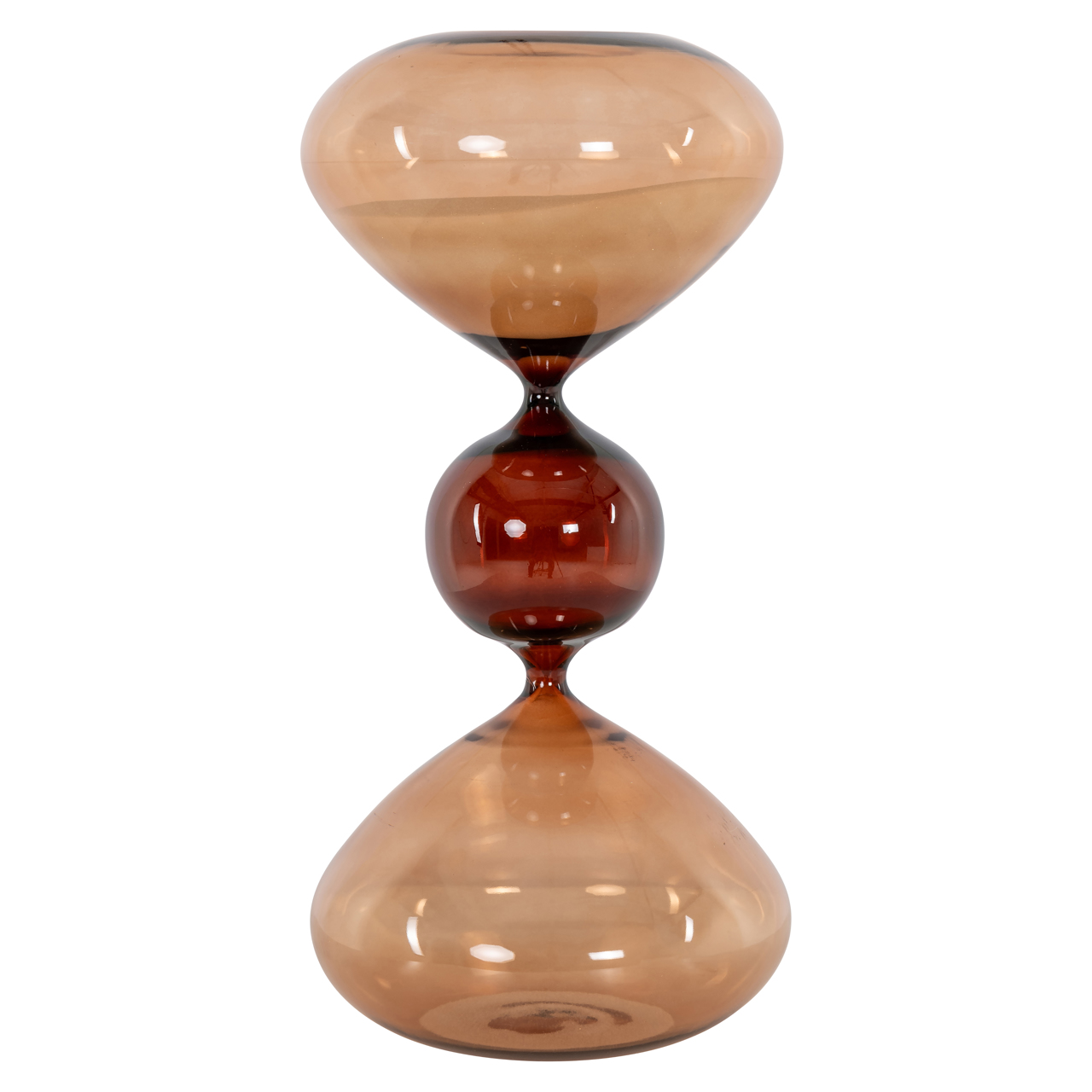 Dekoratives Objekt Elba brown hourglass large